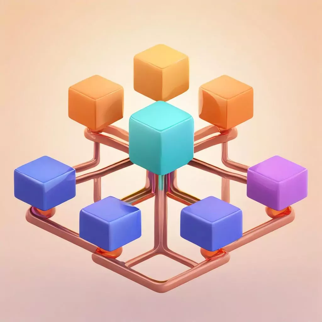 Firefly-ein-abstraktes-und-simples-logo-von-einem-computer-netzwerk-30470